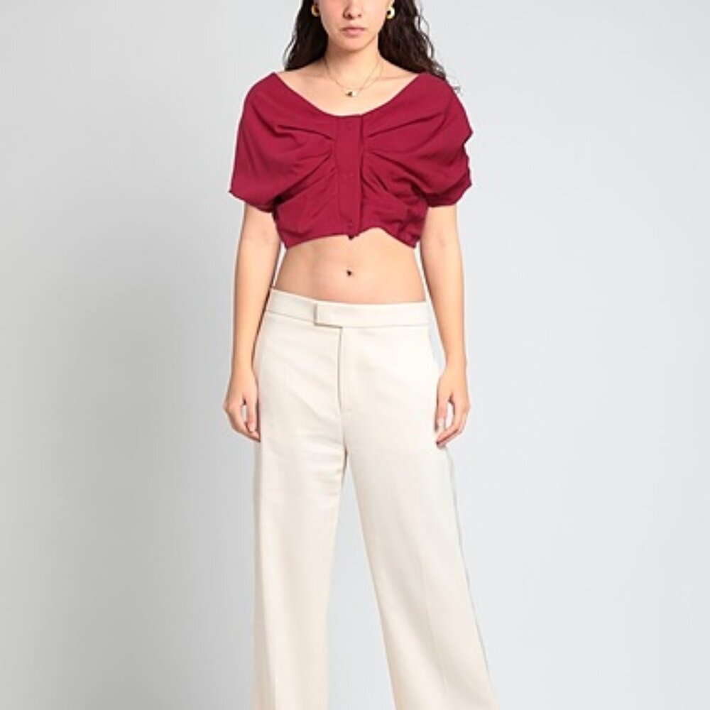 Simona Corsellini - Garnet Crop Top